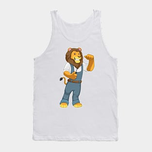 Lion as Handyman Screwdriver Tank Top